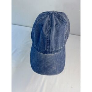 Womens Baseball Cap Hat Visor Denim Blue‎ One Size Adjustable